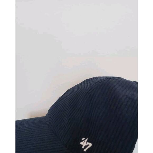 Dallas Mavericks Hat Cap Corduroy Clean Up Strap Back Strapback Blue '47 Brand - Picture 4 of 7